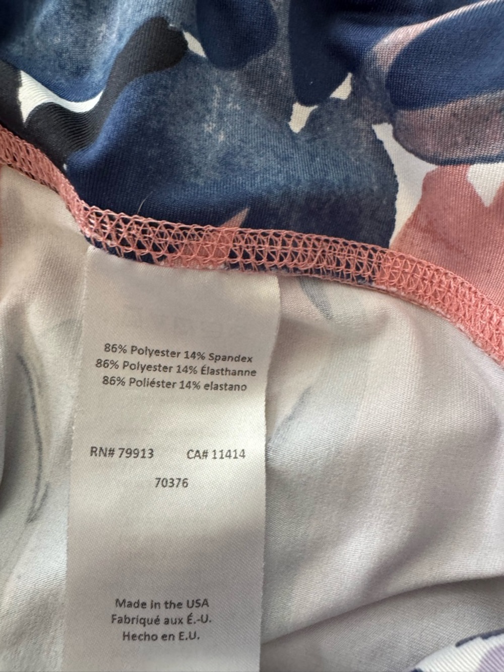 A Pea in the Pod Maternity Leggings in Pink, Navy, Lavender - Picture 4 of 4